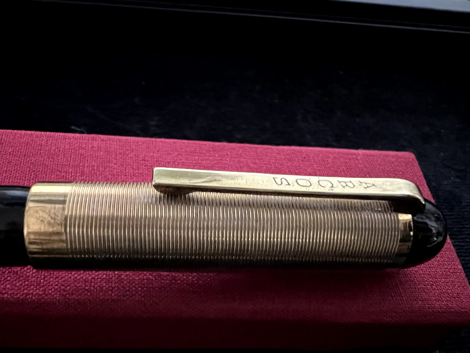 🔴 ARCOS vintage lever-action fountain pen WRITES from 1930 