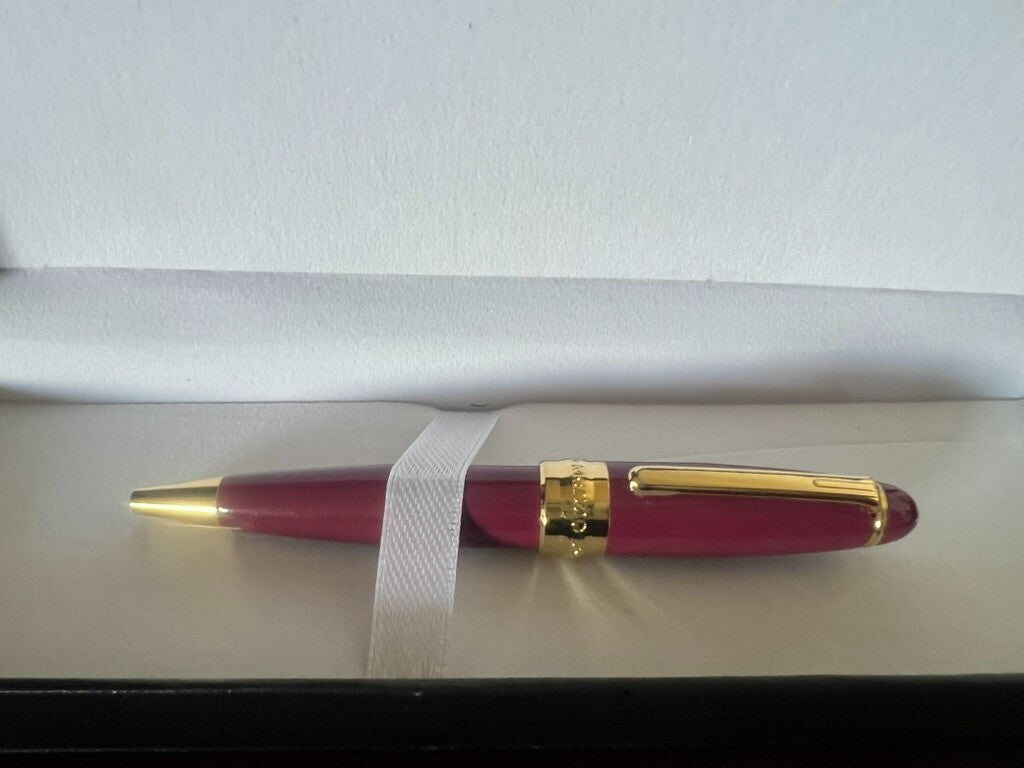🔴 CAMPO MARZIO penna sfera mini lacca bordeaux scrive