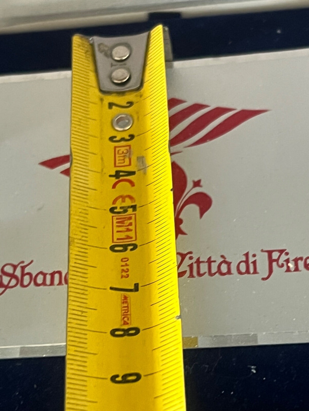 🔴 Targa SBANDIERATORI FIRENZE in metallo e smalti trofeo vintage