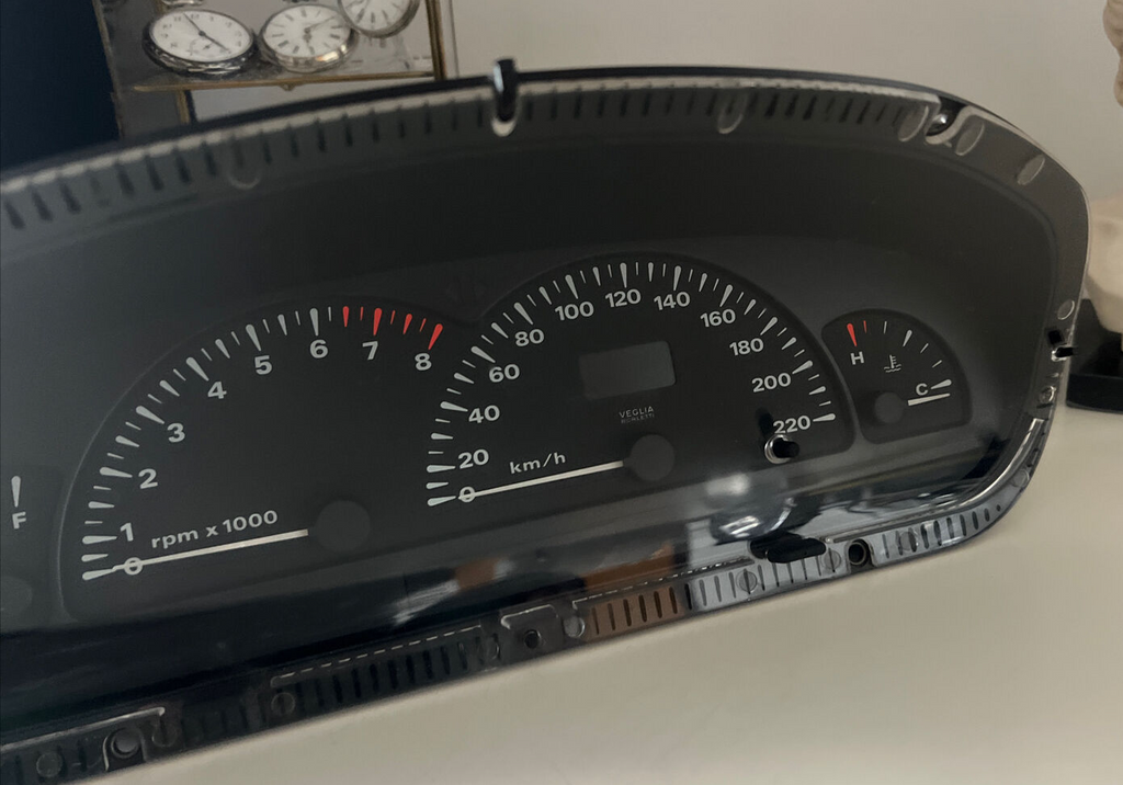 Fiat Bravo Marea Compteur Kilométrique 46524369 Utilisé Original Vintage