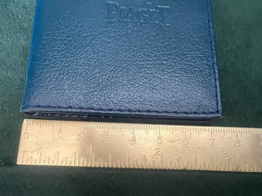 PIAGET Warranty Holder Blue Leather Watch