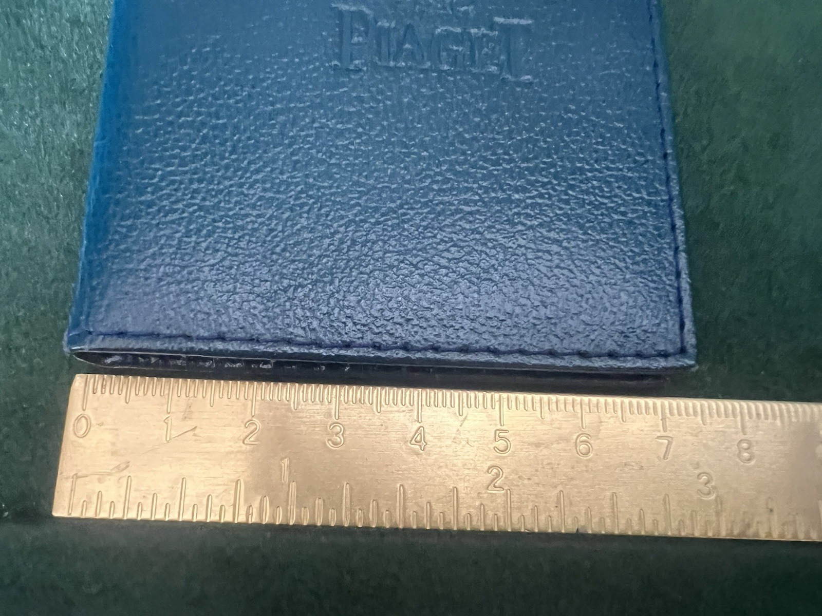 PIAGET Warranty Holder Blue Leather Watch