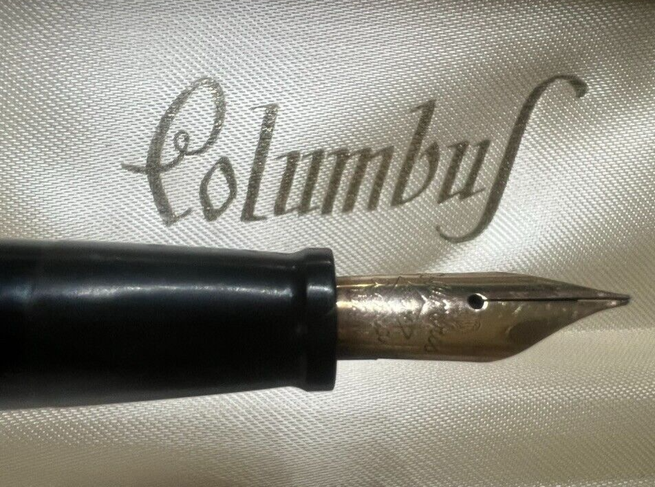 Columbus Stylo-Plume Stylo à Plume Porte-Plume Extra 21 Bureau Or Vintage