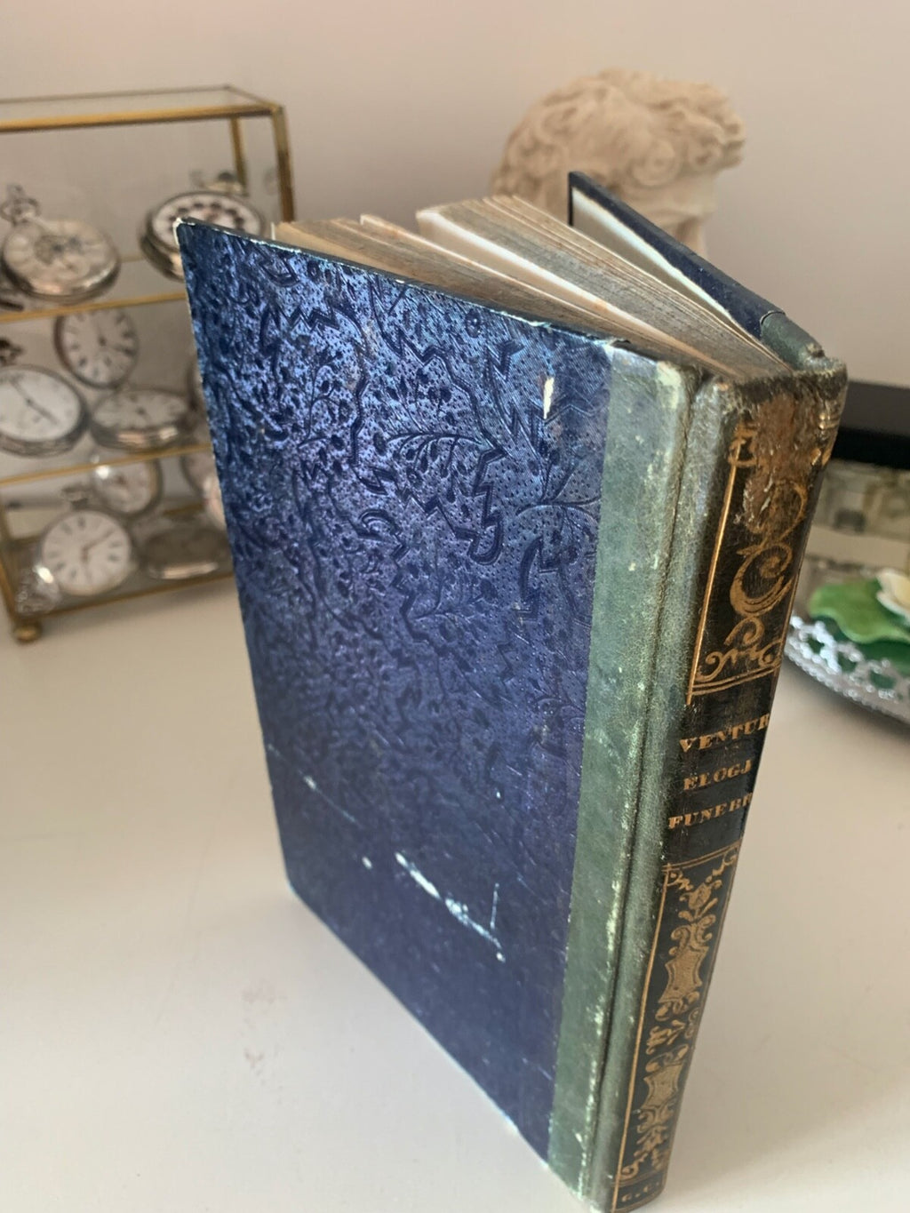 🔴 Book COLLECTION OF FUNERAL PRAISES CHRISTIAN DOCTRINE old 1853 