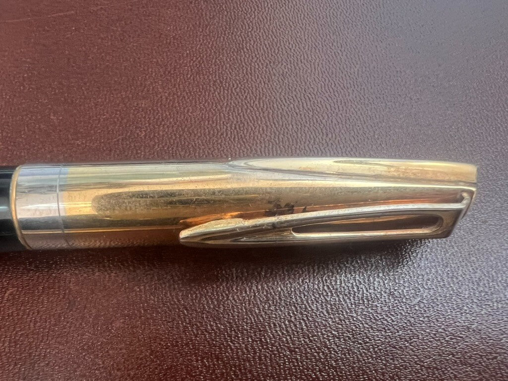 🔴 SELECT penna stilografica 59 a pistone pennino ORO 14 K scrive vintage