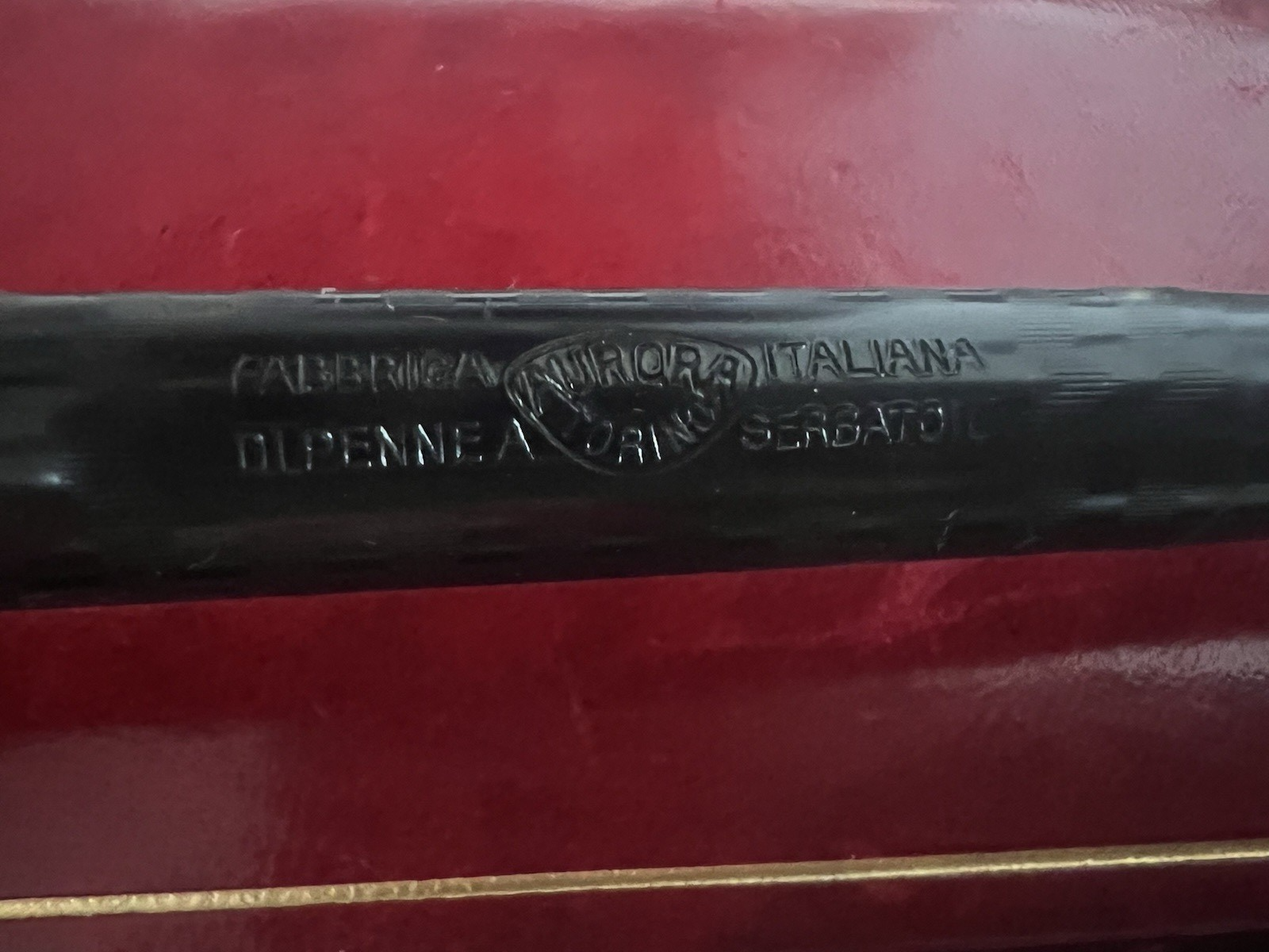 🔴 AURORA penna stilografica retrattile Vittorio Emanuele III Re di Savoia RARA