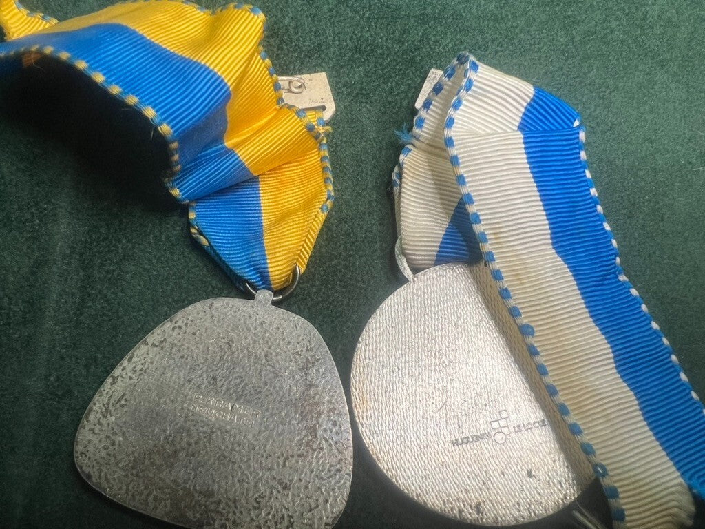 🔴 Medaglie MILITARI al merito metallo nastri vintage LOTTO n.13