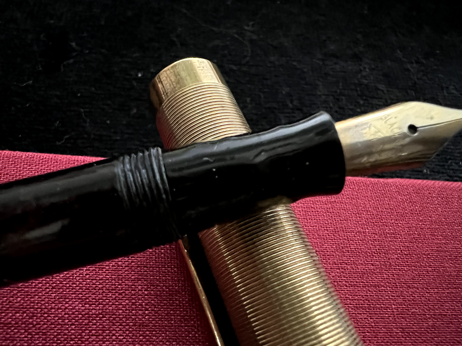 🔴 ARCOS vintage lever-action fountain pen WRITES from 1930 