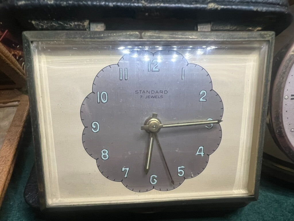 🔴 Orologi SVEGLIE parti di ricambio riparazione con foderi 8 PEZZI vintage