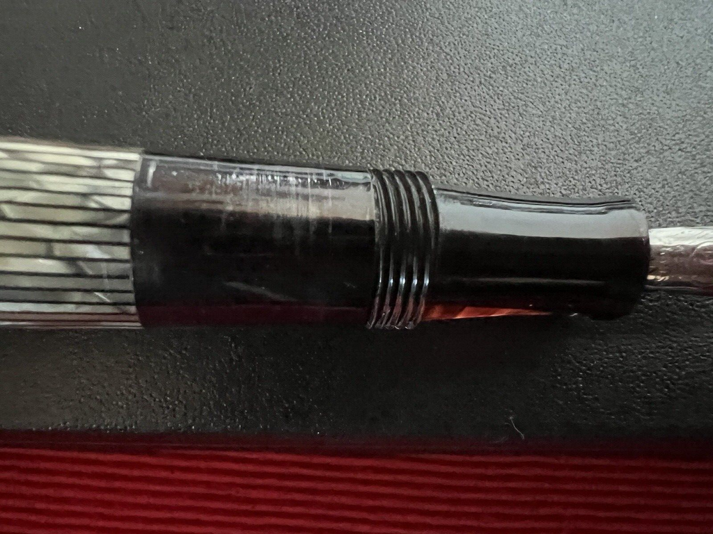 🔴 EXCELSIOR penna stilografica celluloide marmorizzata pistone vintage SCRIVE