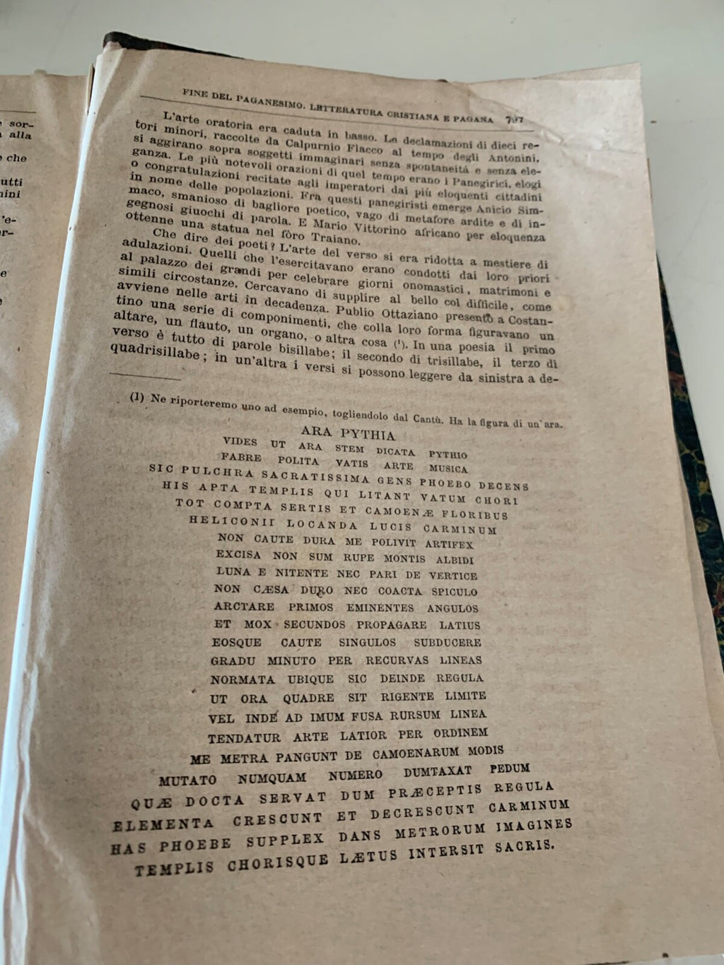 Antique Livre Storia Populaire D'Italie Origines Jusqu'À Roma Oscar Pio 1871