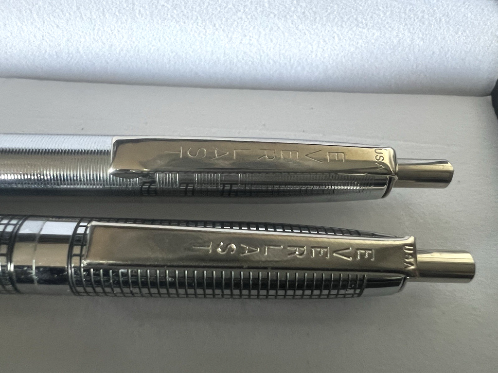 🔴 EVERLAST penne sfera cromate pulsanti a scatto scrivono vintage
