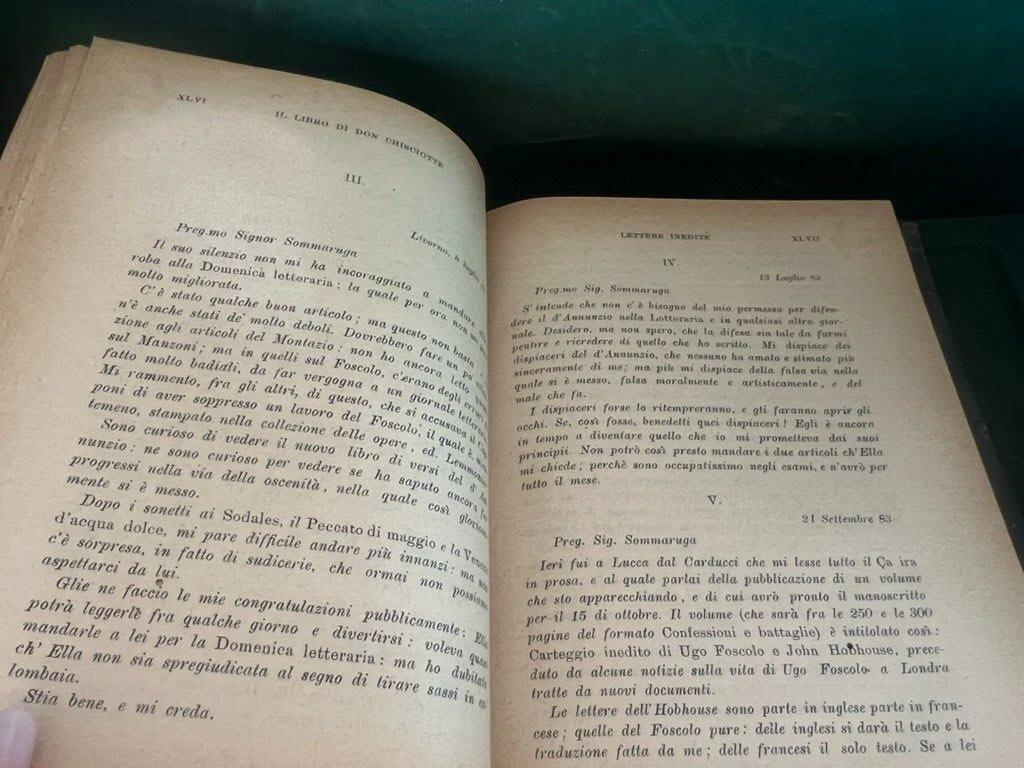 🔴 Libro DON CHISCIOTTE di Edoardo Scarfoglio Il Mattino del 1911