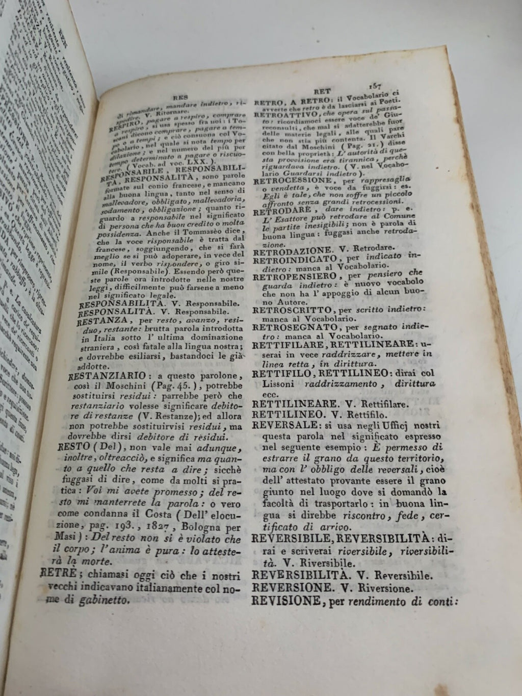 🔴 Book VOCABULARY OF WRONG WORDS AND MINDSETS Ugolini Urbania old 1848 