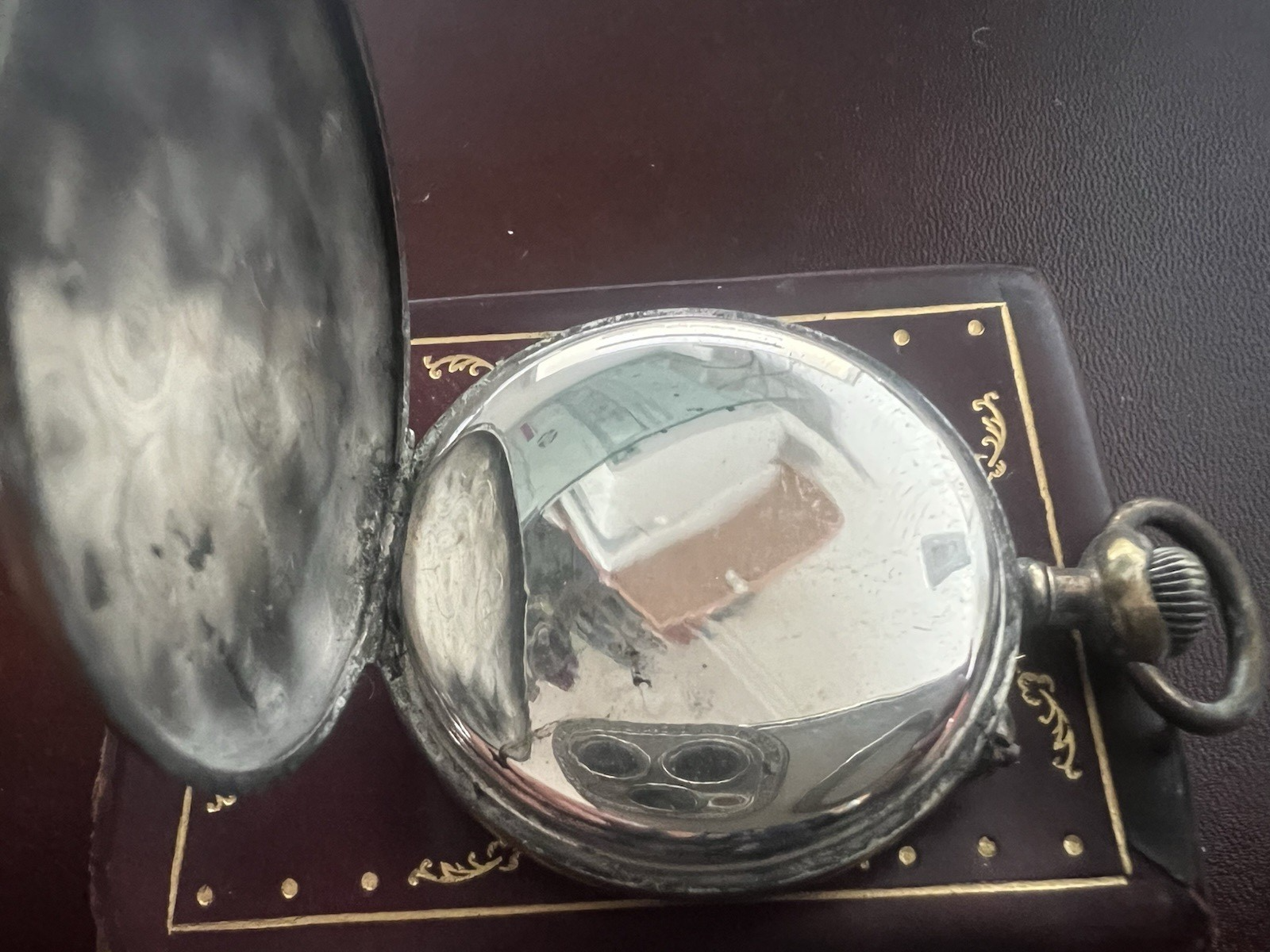 🔴 ROSKOPF orologio tasca uomo da revisionare parti vintage N 24