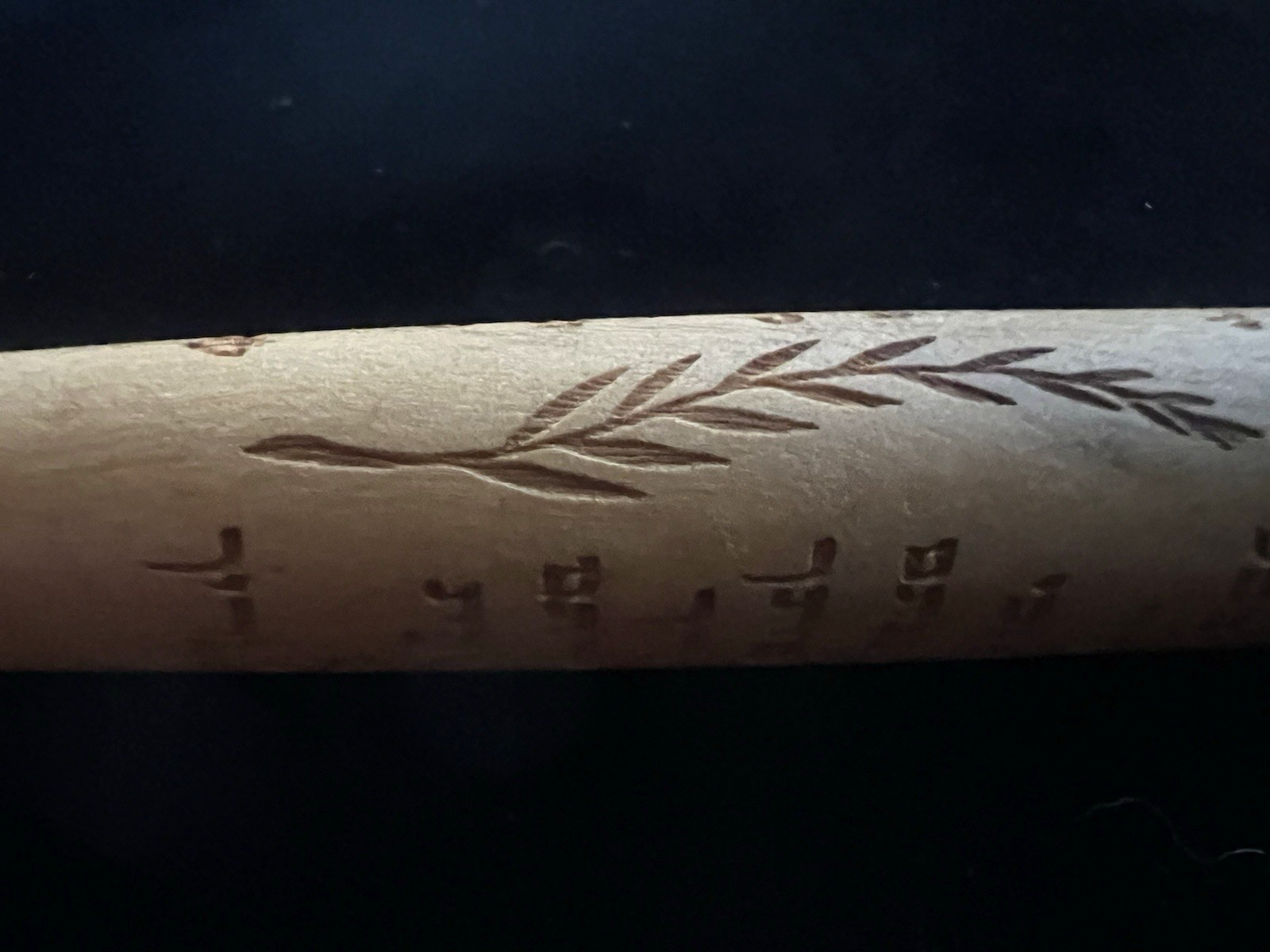 🔴 MONTEGRAPPA Peace Kugelschreiber aus Olivenholz mit hebräischen Gravuren, limitierte Auflage 