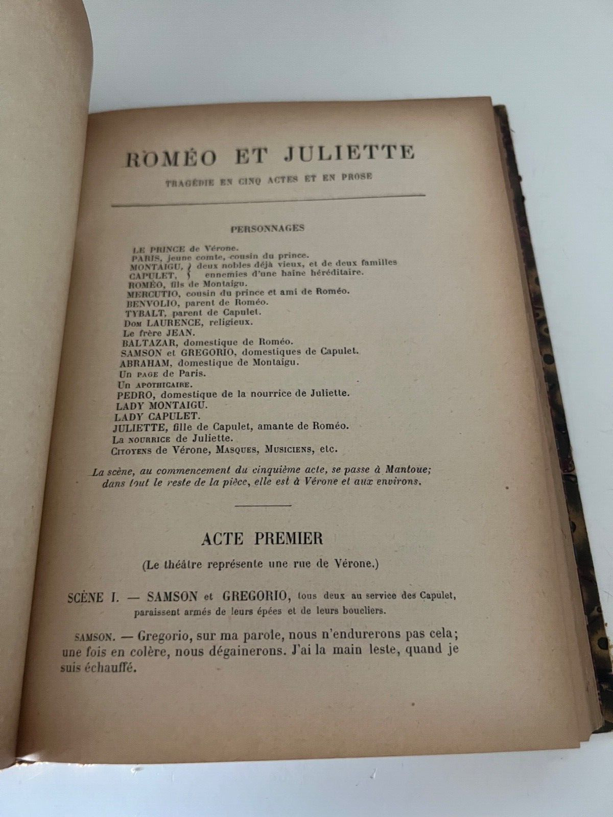 🔴 SHAKESPEARE French special edition book antique 1899 portrait engraving 