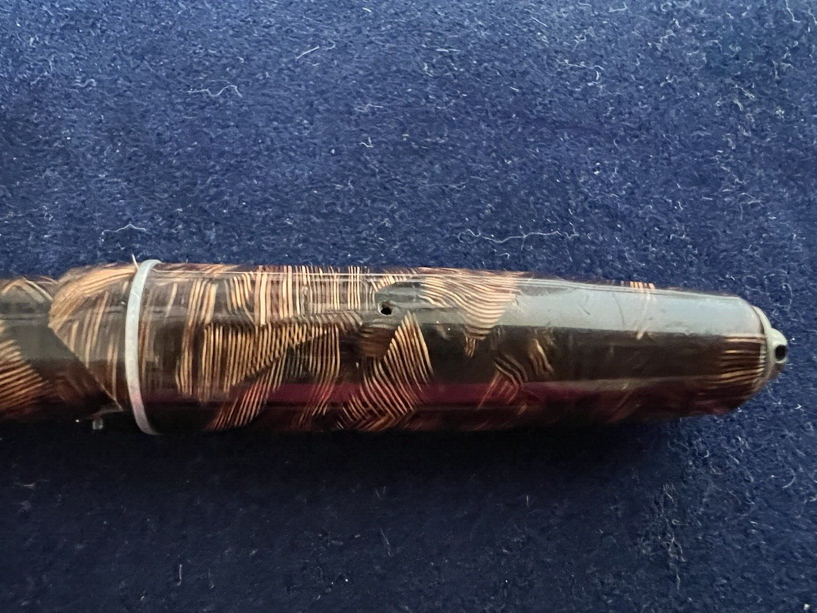 Aurora Stylo-Plume Stylo à Plume Selene Celluloïd Marbré Écrit Antique 1930 