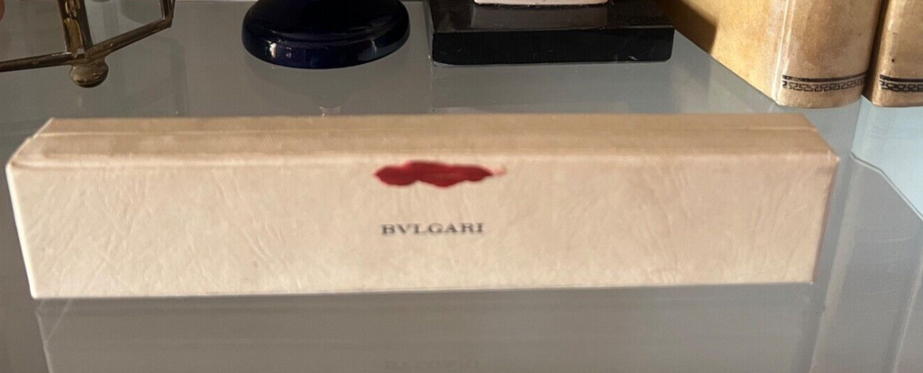 🔴 BULGARI scatola box bracciale orologio custodia gioiello ceralacca VINTAGE