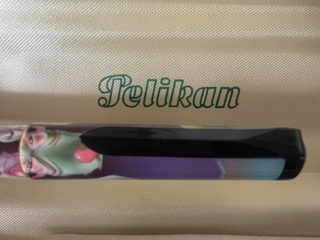 🔴 PELIKAN penna stilografica Moovie cartoni animati fumetti mai usata vintage