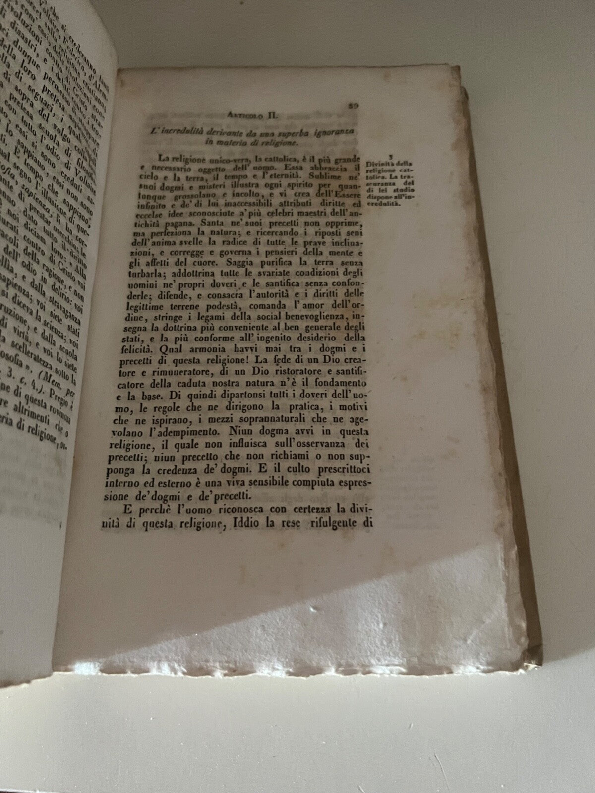 Livre Oraisons Sacre Et Thèses Totrricelli Carte Parchemin Antique 1738 