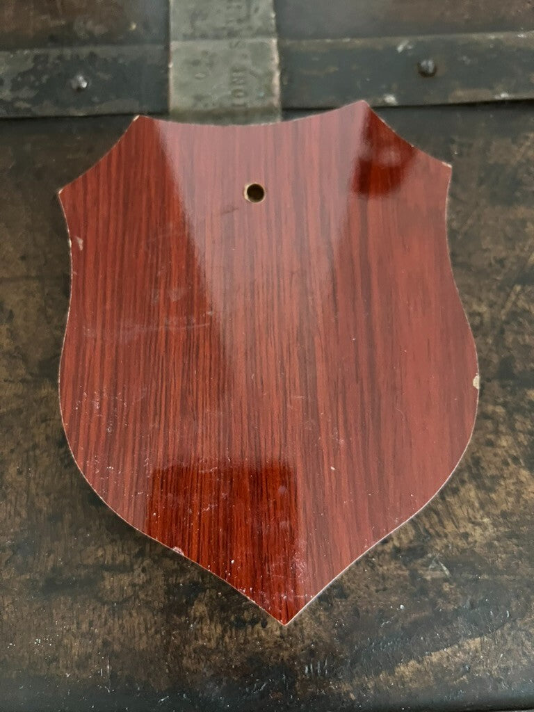 Crest Marine Italienne Cruiser Garibaldi Bouclier Bois Avec Décor Métal