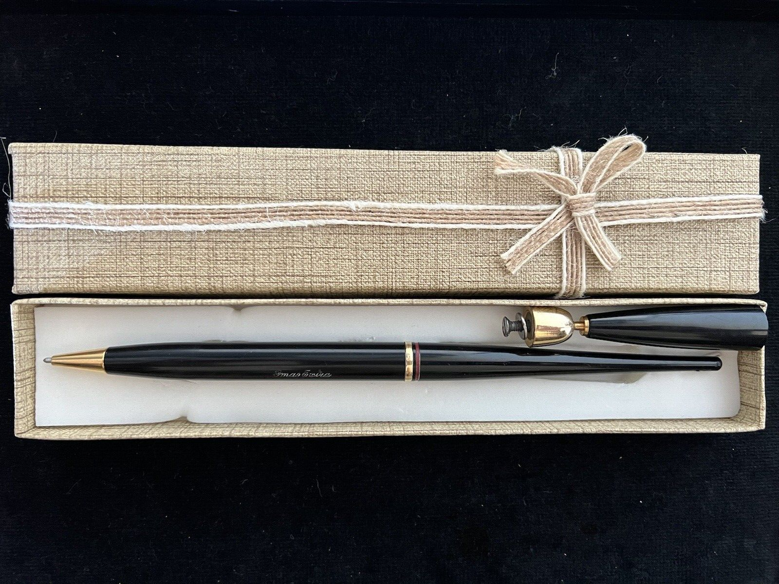 Omas Pen Sphere Extra Penholder Desk Support Marking Vintage C