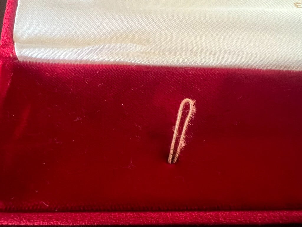 Unitas Boîtier Boîte Montre Poignet Trousse Coffret Rouge Vintage