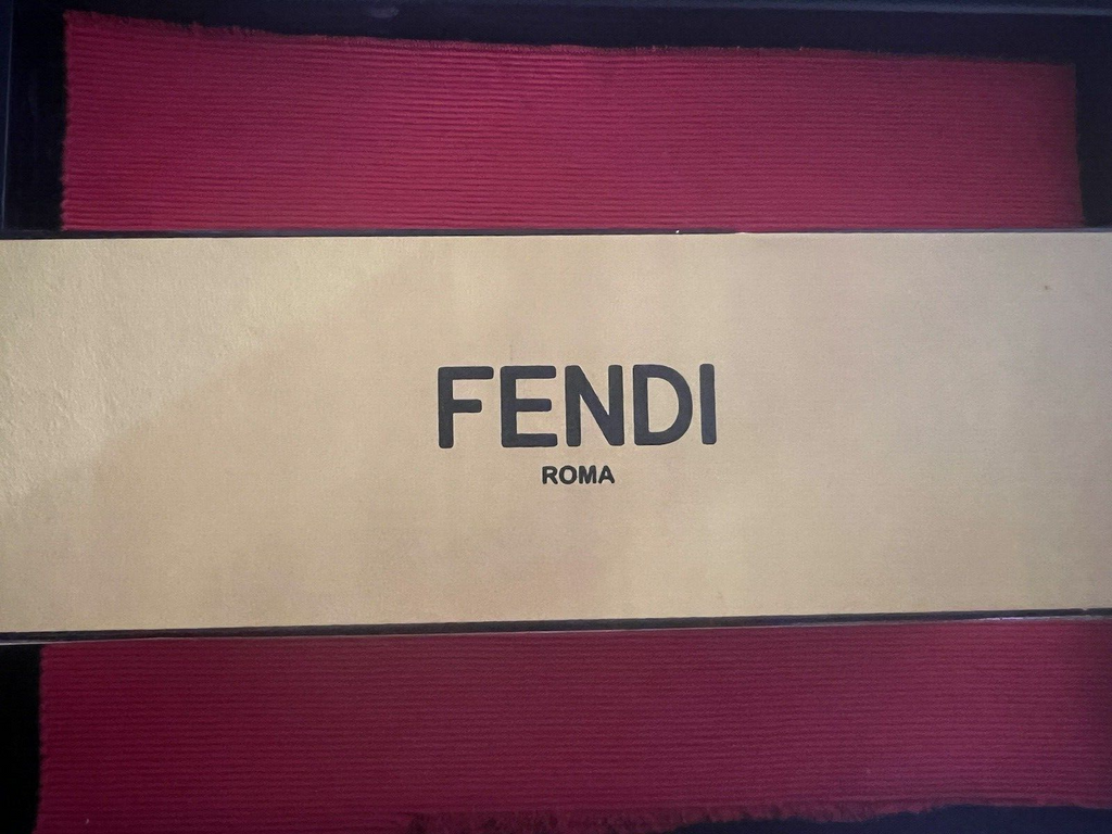🔴 FENDI bracciale identification braccialetto ciondoli charms MONOGRAMMA CUORE