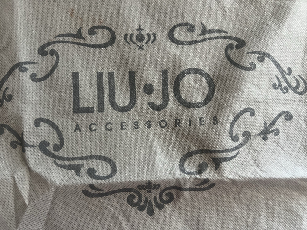 🔴 LIU JO sacca borsa anti polvere tessuto morbido floccato L 53 h 40 cm