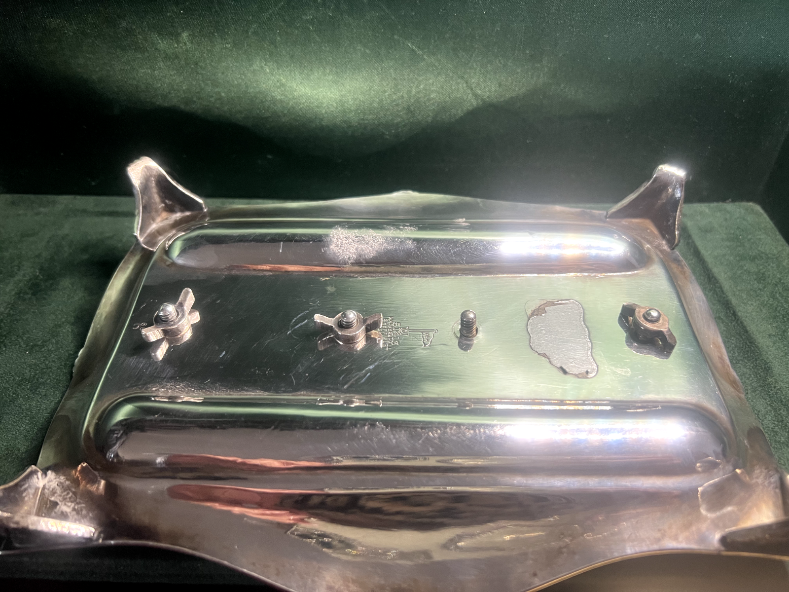 Walker &amp; Hall Sheffield Inkwell Vintage Numbered Shell 