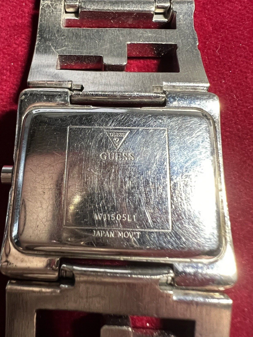 🔴 GUESS women's watch with quartz jewel bracelet with rhinestones 