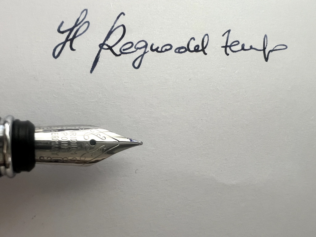 🔴 CAMPO MARZIO penna stilografica lacca gialla profili cromati design scrive