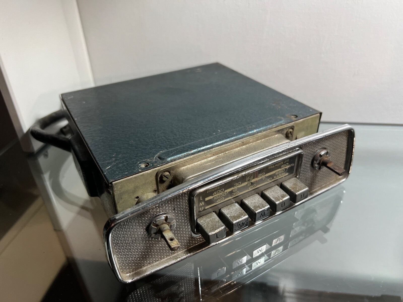 Philips car Radio Paladin 591 Manquant Pommeau Vintage Rare Vintage