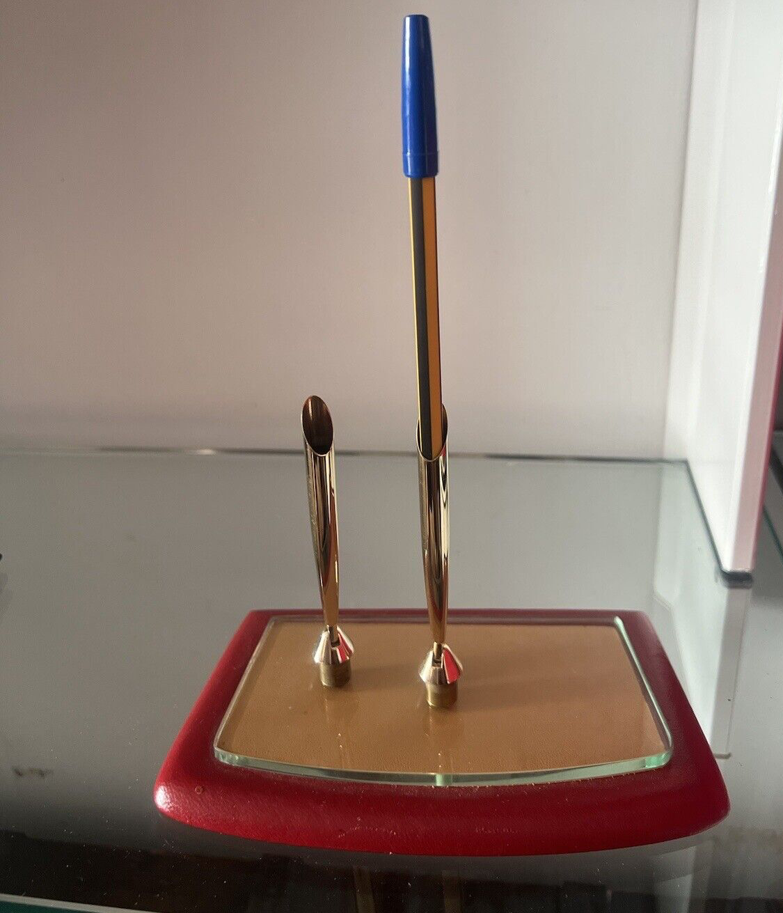 🔴 Supporti penna stilografica sfera stiloforo portapenna snodati da scrivania