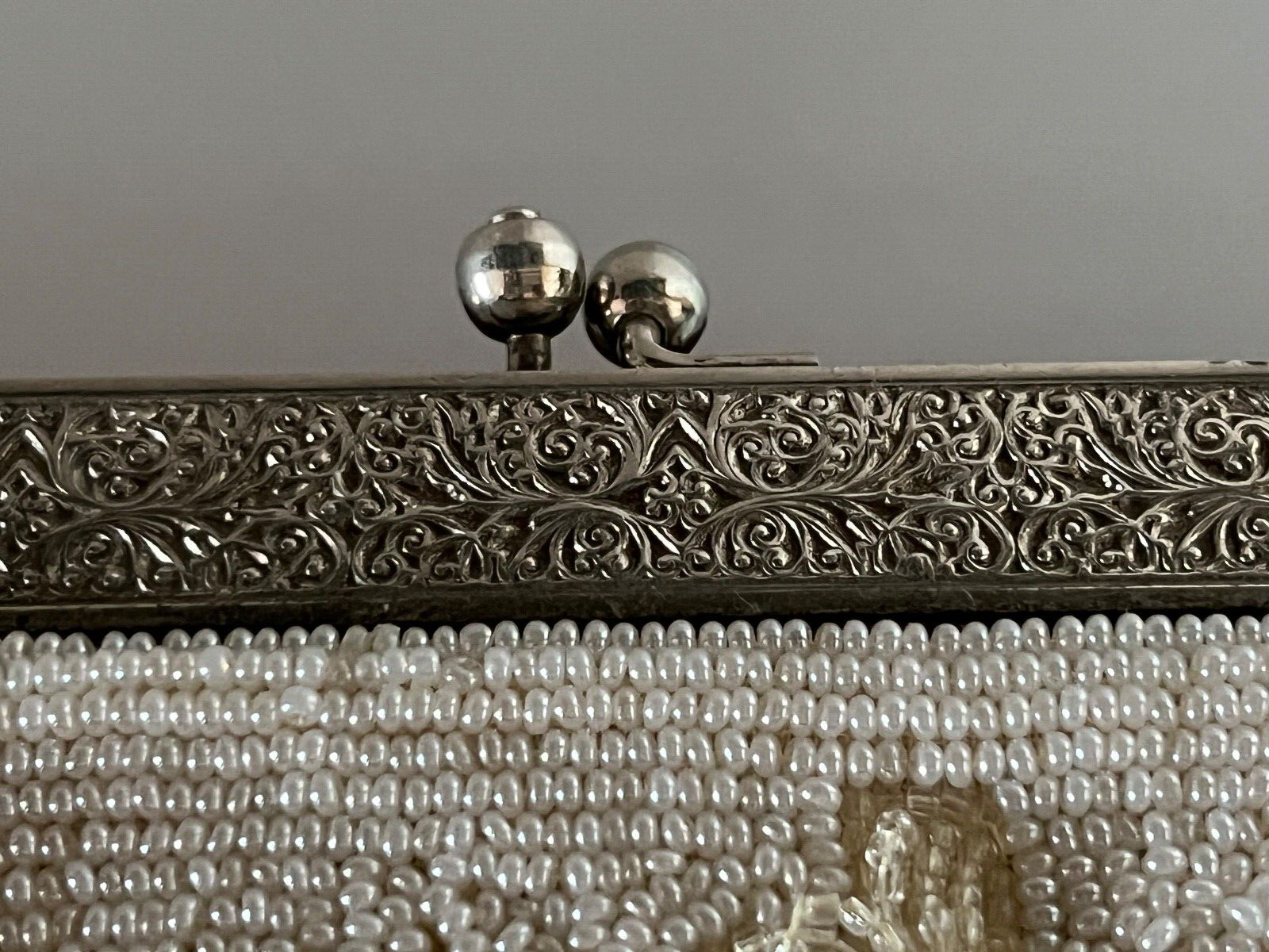 Sac Eagle Brand Métal Et Perles Authentique Fabriquées Mano Interne Soie Déco