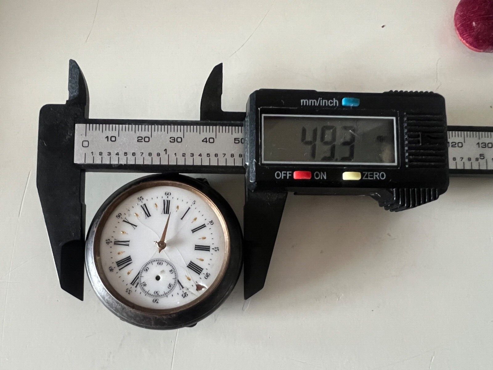 🔴 ACIER GARANTI orologio tasca uomo carica manuale da revisionare- ricambi