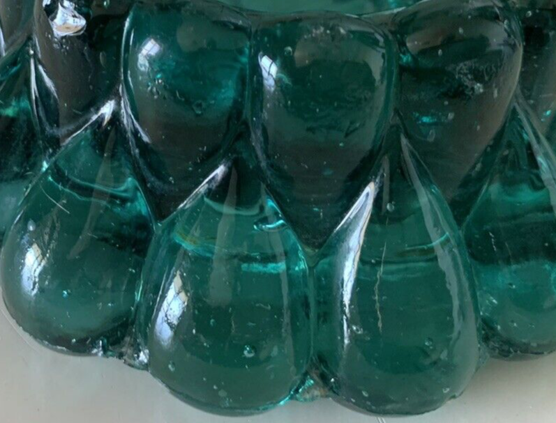 🔴 Porta graffette scrivania di vetro a fiore EFFETTO DIAMANTE originale