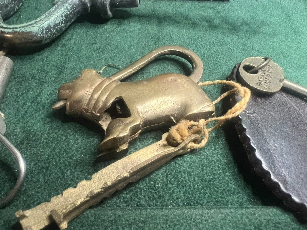 🔴 LUCCHETTI portachiavi apri bottiglie e chiavi da collezione lotto vintage