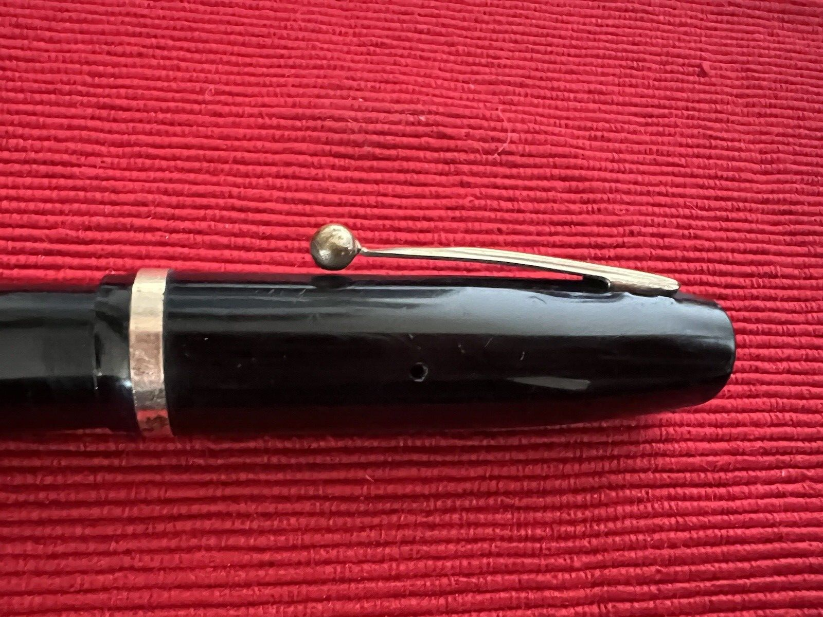 Eversharp Stylo-Plume Stylo à Plume Levier Celluloid Oxford Penn Or Old Écrit 