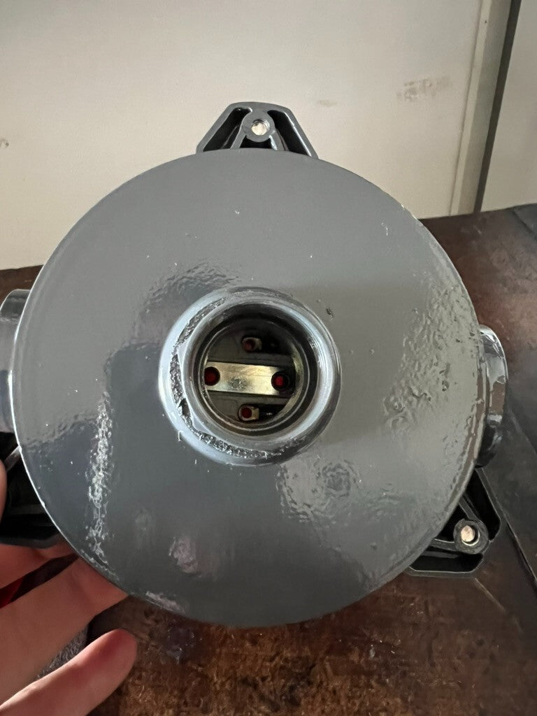 🔴 CASTALDI EC2508 Italienischer Vintage-Leuchtturm aus Glas zur Hinderniswarnung für Land und Meer 