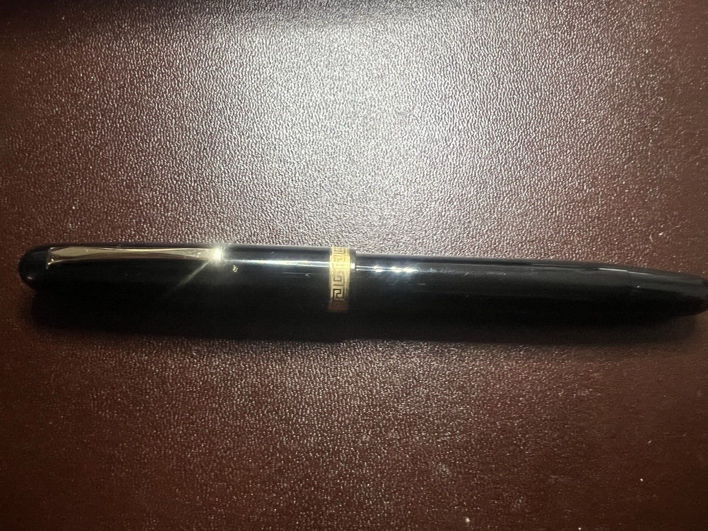 Grand-Mère Extra Stylo-Plume Stylo à Plume Collier Grecque Or M Encre Neuf