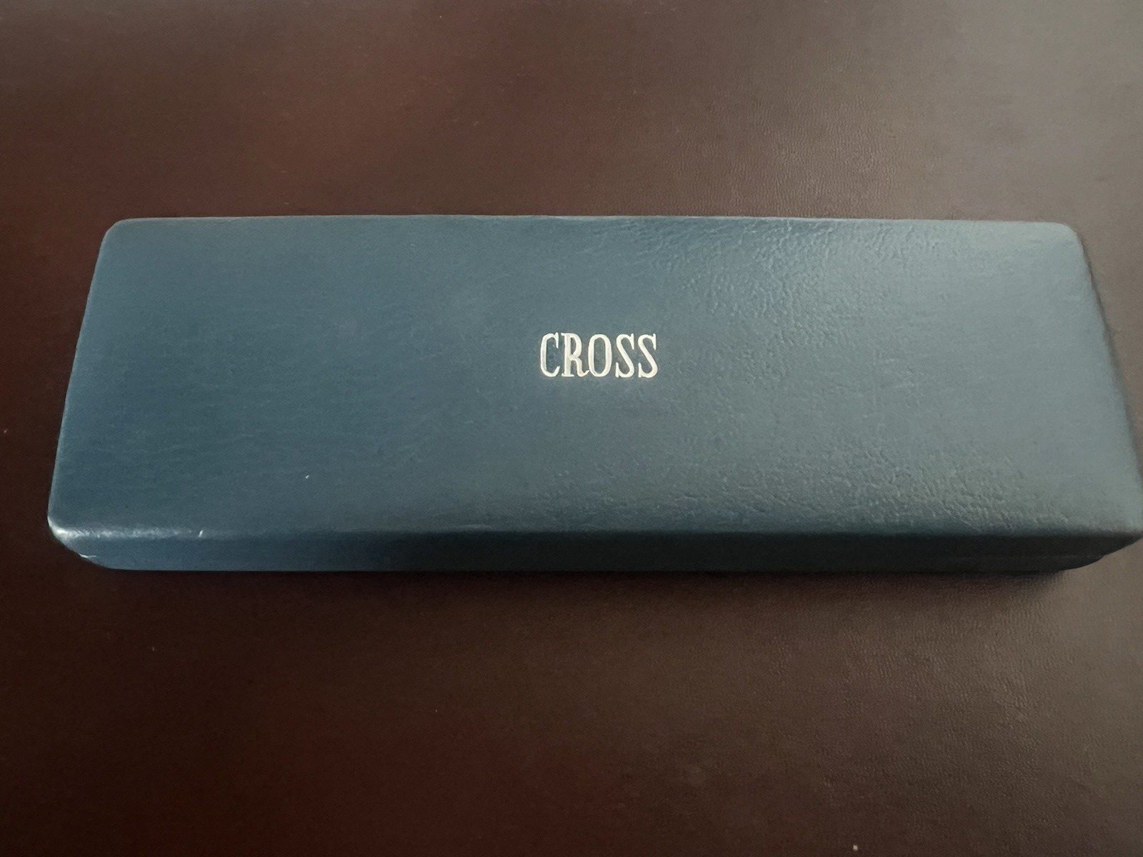 🔴 CROSS Chrom-Kugelschreiber mit Schnappkappe, Etui und Anleitung B 