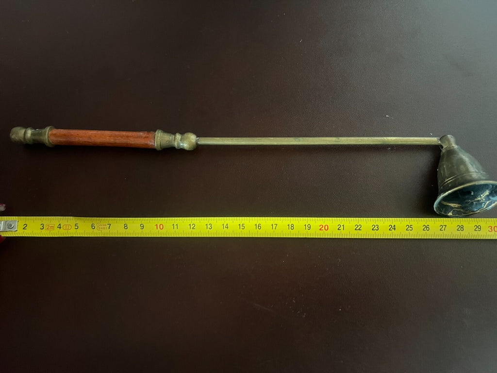Eteignoir À Bougie Damps Bougie Laiton Massif Bois Longueur 30 Centimètres