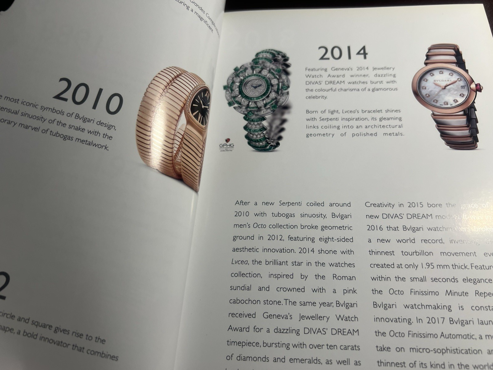 Bulgari Catalogue Watches Collection 2018-2019 English Official