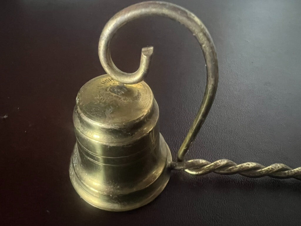 🔴 Kerzenlöscher, Kerzenlöscher aus Messing, ganz besonderer Vintage-Kerzenlöscher 