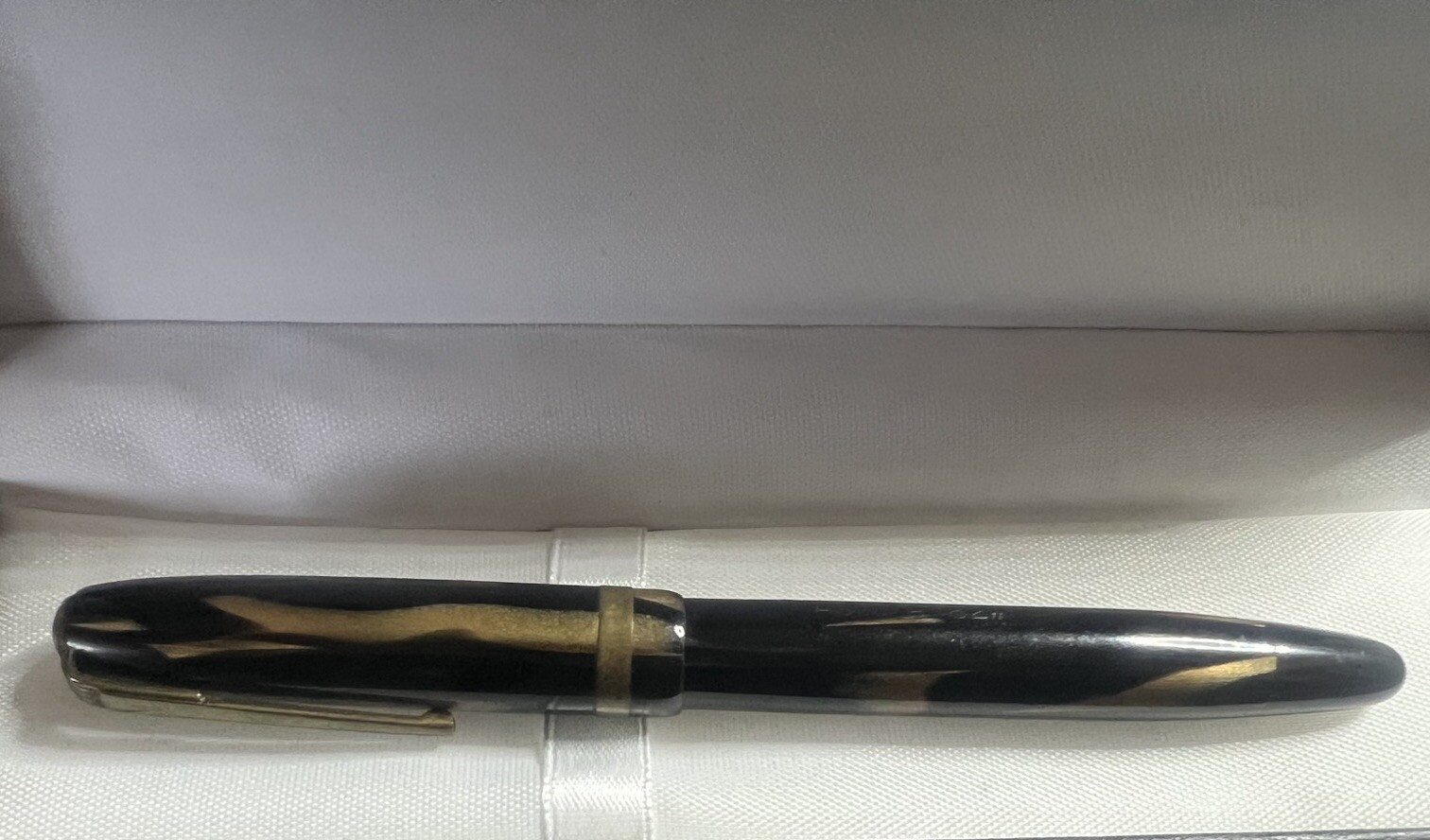 🔴 ASTURA penna stilografica 82 celluloide pulsante di fondo vintage SCRIVE