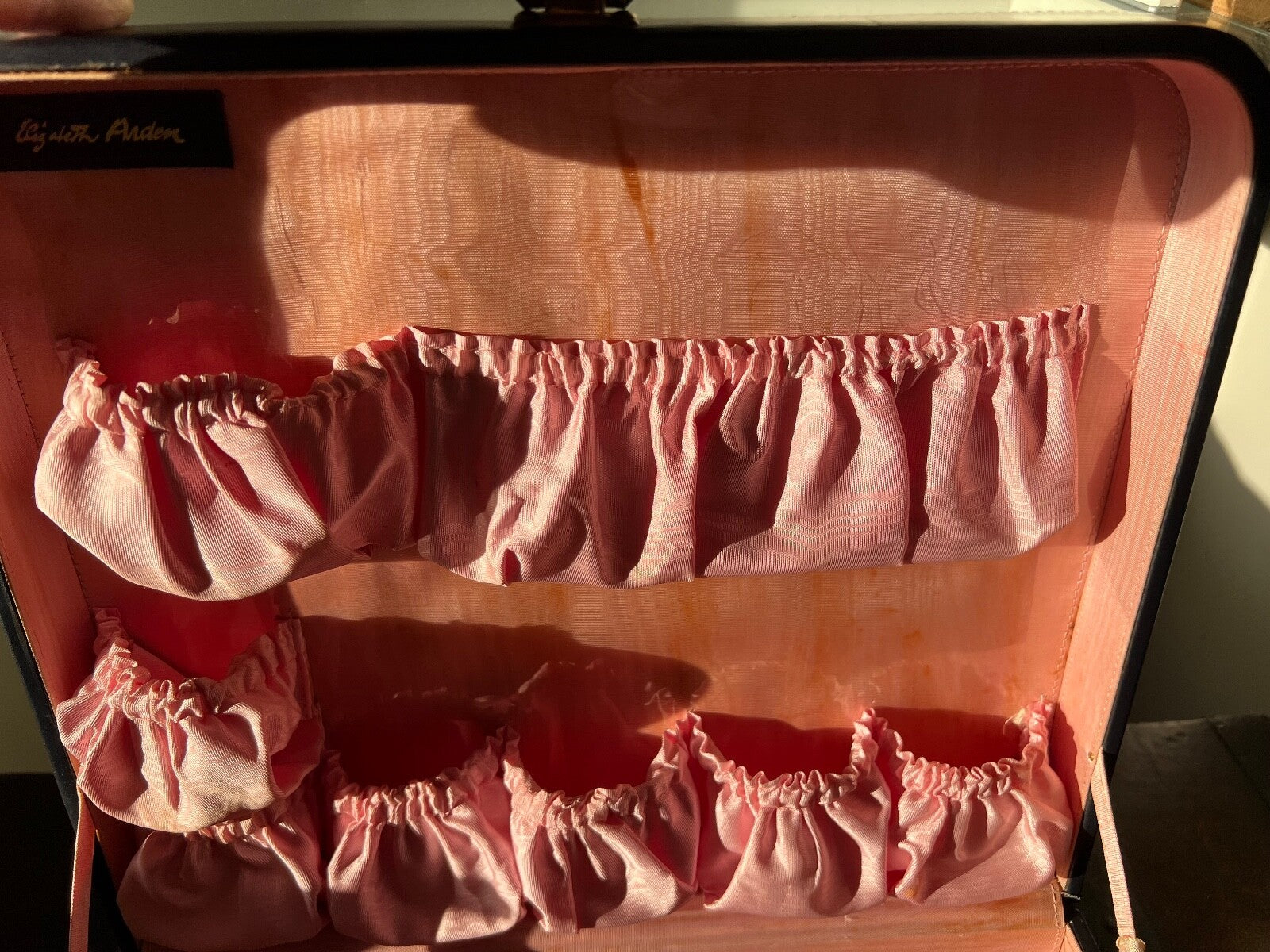 🔴 Borsa trucco ELISABETH ARDEN valigia beauty viaggi professionale VINTAGE 1950