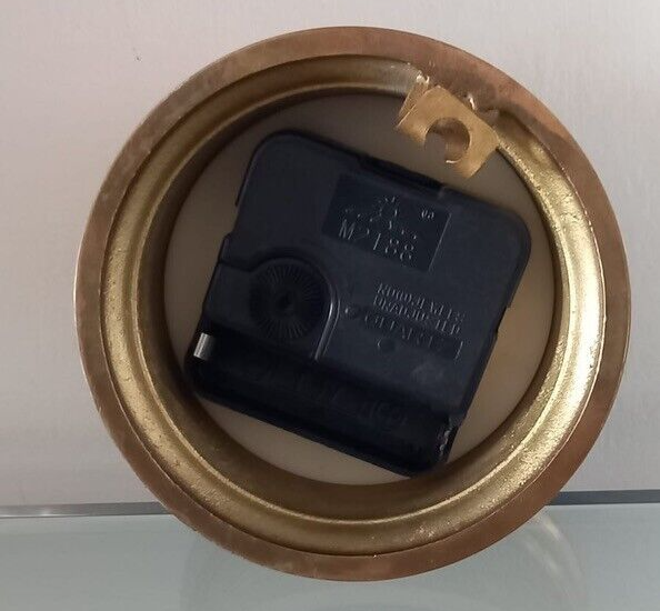 🔴 Ship's Time Marine-Uhr aus massivem Messing, Quarz, Vintage 