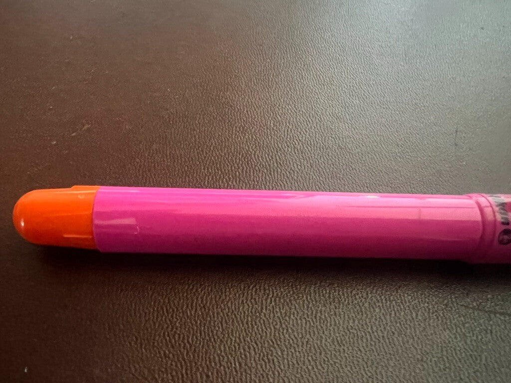 🔴 PELIKAN penna stilografica Primapenna rosa arancione mai usata M vintage